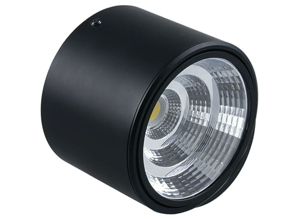 Oprawa sufitowa punktowa LED DPM X-Line STL-DL20W-B Czarny funkcjonalne oswietlenie d domowych i komercyjnych wnetrz technologia LED jasne energooszczedne oswietlenie wymiary 100 x 110 mm jedna lampa