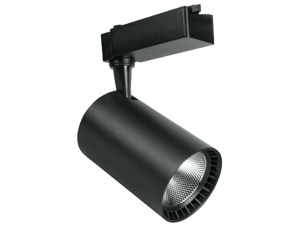 Lampa szynowa DPM STR-20W-B Czarny wbudowae zrodlo swiatla moc 20 W diody LED typu COB zywotnosc do 25000 godzin strumien swietlny 1954 lm naturalna barwa swiatla o temperaturze 4100K naturalna barwa