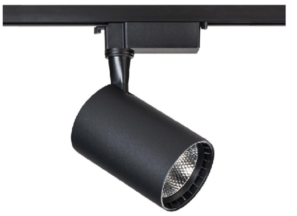 Lampa szynowa DPM STR-20W-B Czarny do montazu w systemie szynowym 1-fazowego DPM nie wymaga specjalnych umiejetnosci i narzedzi wsuniecie plytki montazowej w wybrane miejsce na szynie przesuniecie bocznych blokad