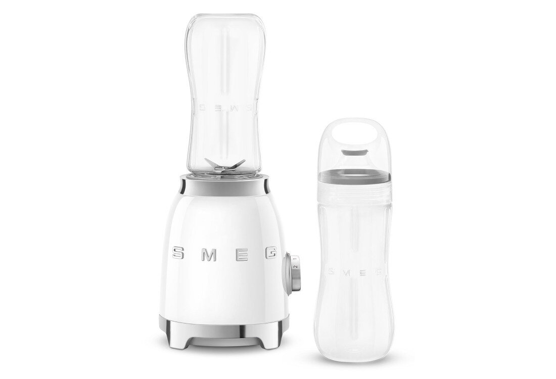Blender personalny SMEG PBF01WHEU design tło prezentacja wizualizacja Zawsze gotowy na zdrowy dzień
