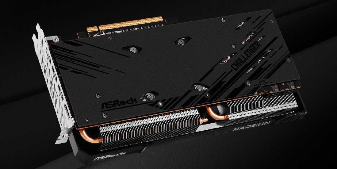 Karta graficzna ASROCK Radeon RX 7700 XT Challenger OC 12GB  - Metalowy backplate 