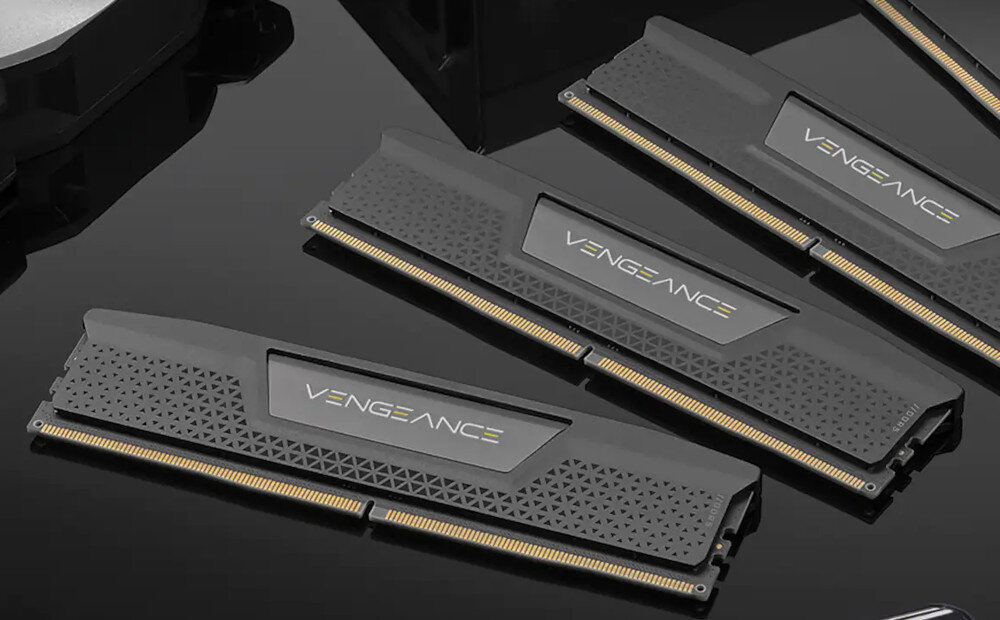Pamięć RAM CORSAIR Vengeance DDR5 64GB (2x32GB) 6600MHz konstrukcja radiator napięcie parametry