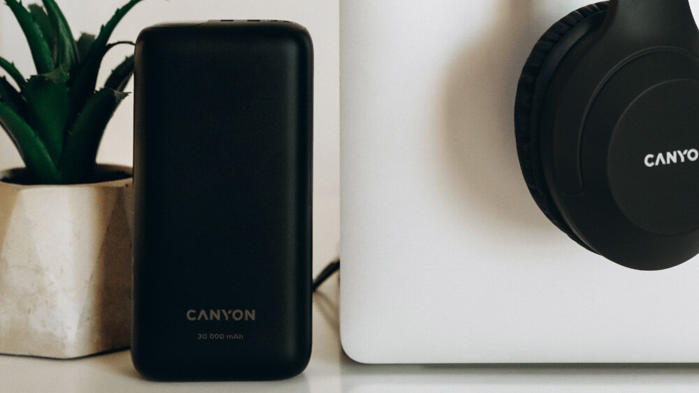 Powerbank CANYON PB-301 30000mAh - funkcje
