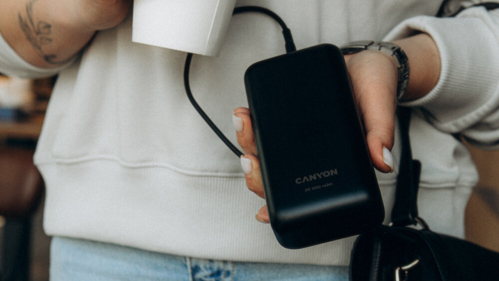 Powerbank CANYON PB-301 30000mAh  - bezpieczeństwo