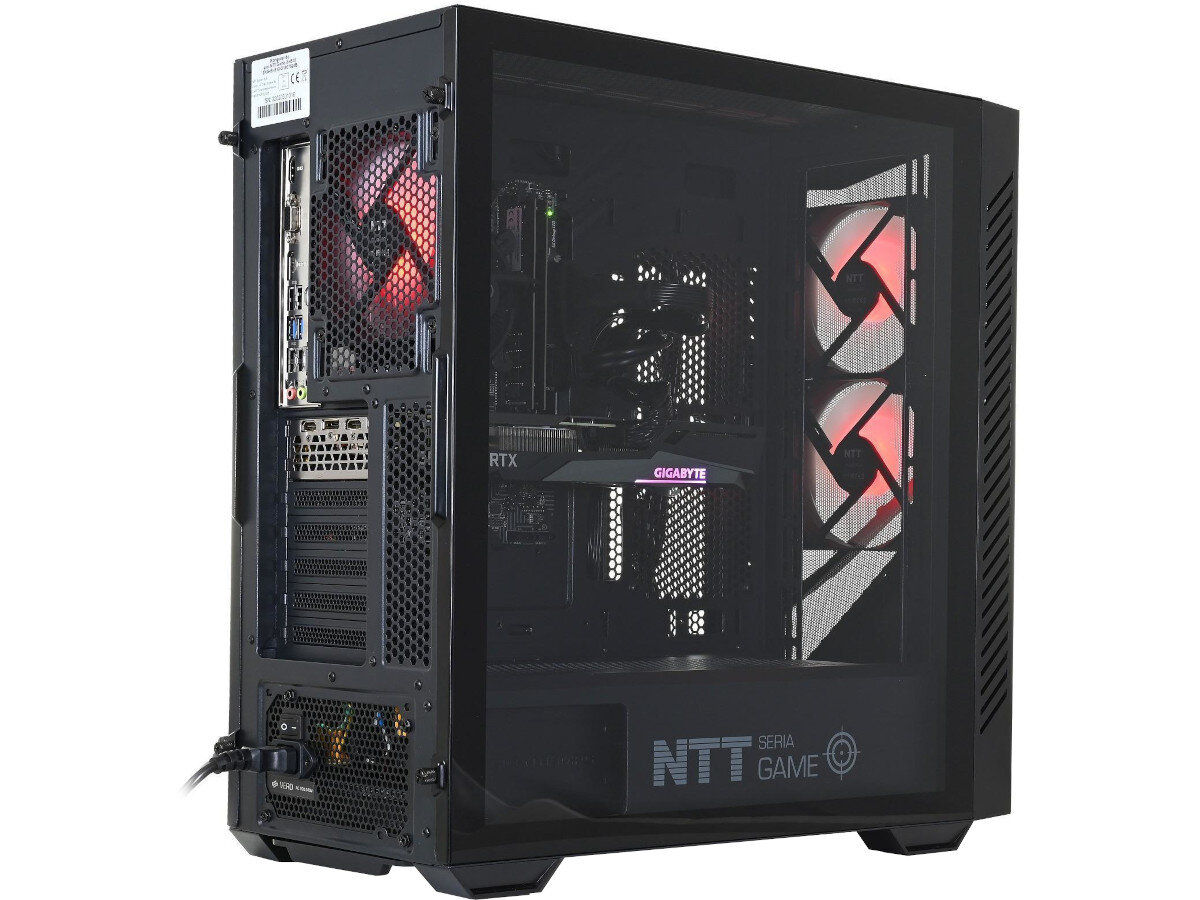 Komputer NTT Game ZKG-I5R3050-T023 i5-12400F 16GB RAM 1TB SSD GeForce RTX3050 Windows 11 Home pamięć RAM dysk pojemność płynność