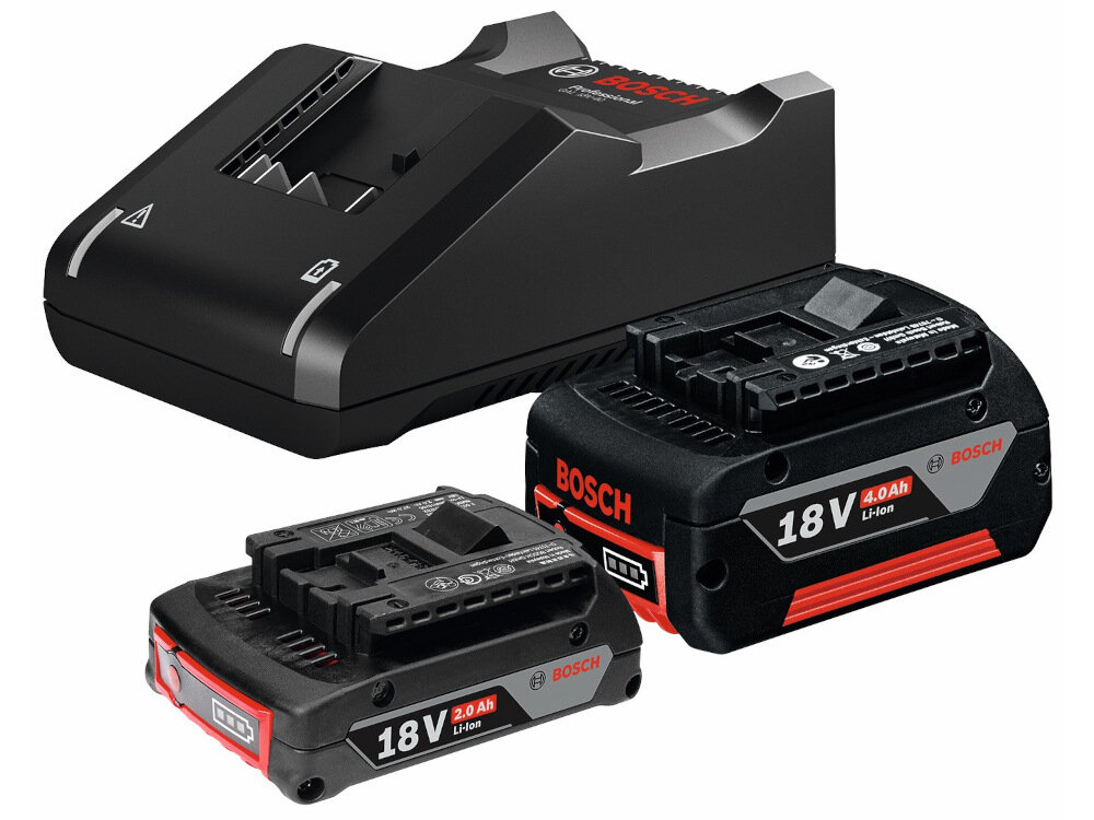 Akumulator BOSCH Professional 1600A01ZS9 2Ah/4Ah 18V + ładowarka niezawodne zrodlo zasilania pojemne kompatybilne latwe w obsludze efektywne wykonywanie roznorodnych prac