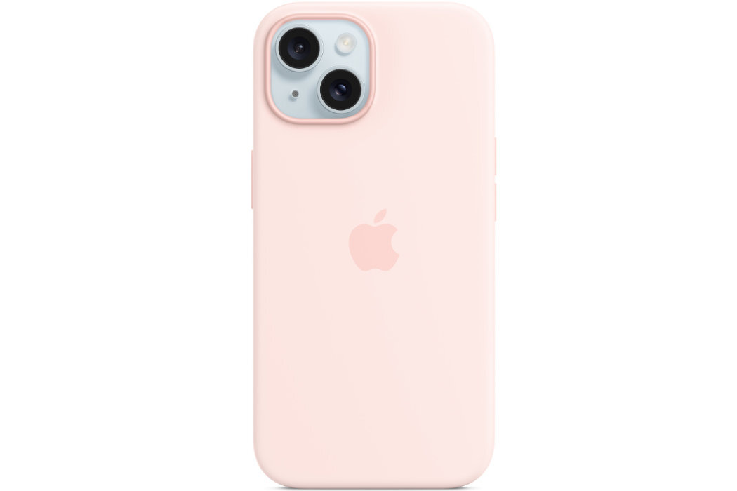ETUI DO IPHONE 15 SILICONE CASE WITH MAGSAFE LIGHT PINK MT0J3ZM A wytrzymałość ochrona ekskluzywność solidność wygląd ładowanie MagSafe