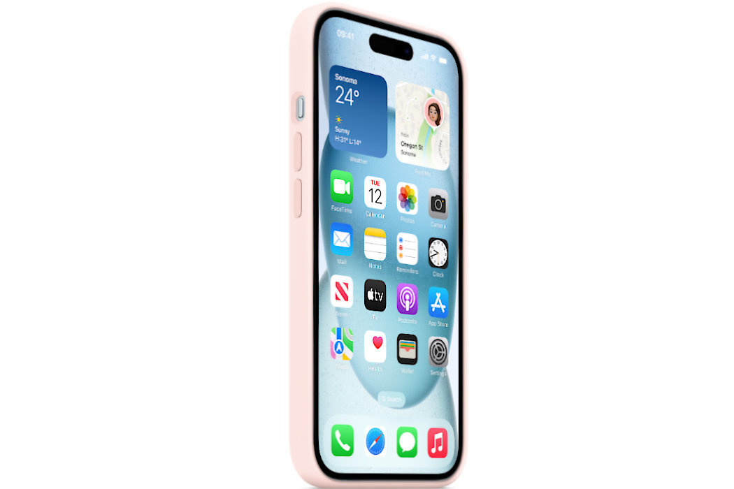 ETUI DO IPHONE 15 SILICONE CASE WITH MAGSAFE LIGHT PINK MT0J3ZM A wytrzymałość ochrona ekskluzywność solidność wygląd ładowanie MagSafe