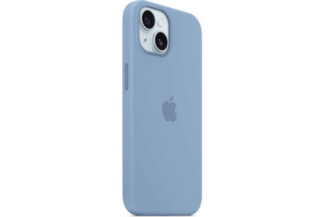 ETUI DO IPHONE 15 SILICONE CASE WITH MAGSAFE WINTER BLUE MT0J3ZM A wytrzymałość ochrona ekskluzywność solidność wygląd ładowanie MagSafe
