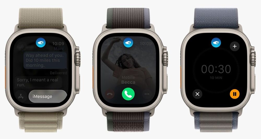 SMARTWATCH APPLE WATCH ULTRA 2   ekran bateria czujniki zdrowie sport pasek ładowanie pojemność rozdzielczość łączność sterowanie krew puls rozmowy smartfon aplikacja 