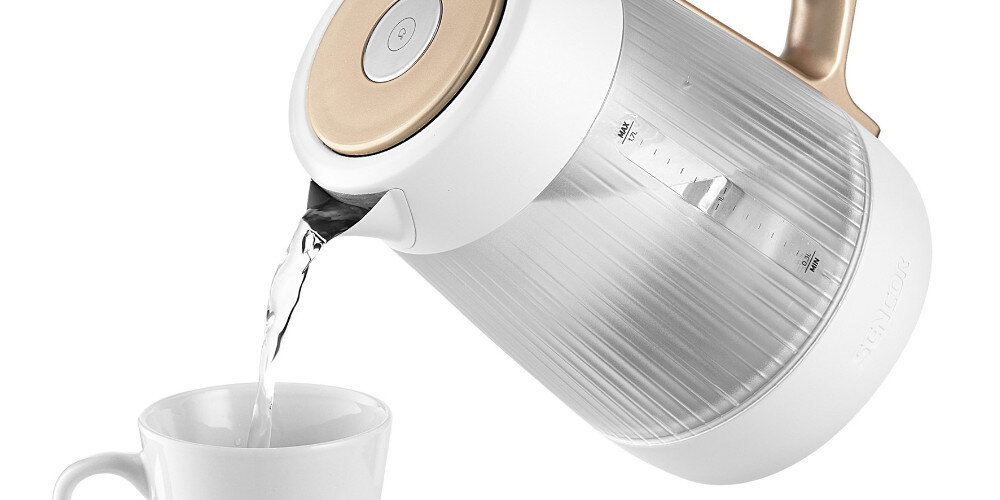 Czajnik SENCOR SWK 0930WH Biały pojemność 1,7 l podwójna ściana wykonanie technologia Cool Touch