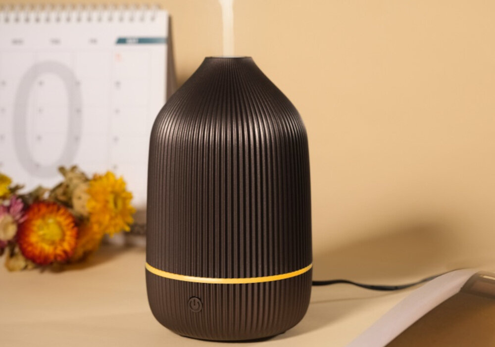 Aromatyzer LIN LI2009 Czarny chwile pełne relaksu Idealny dodatek nawilżacz powietrza oswietlenie LED
