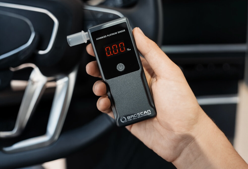 Alkomat BACSCAN F-50 Ultra wygląd prezentacja wizualizacja design Precyzyjna kontrola trzeźwości