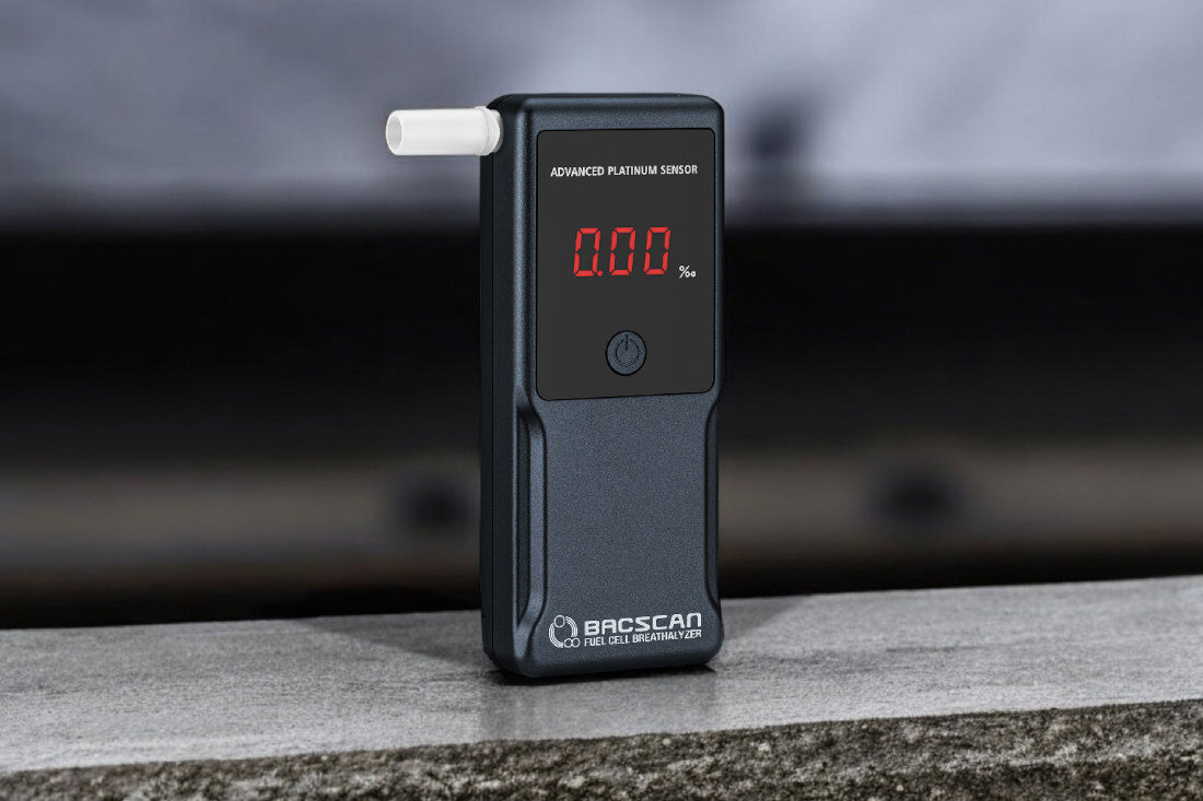 Alkomat BACSCAN F-50 Ultra sensor Advanced Platinium Fuel Cell wyniki pomiar