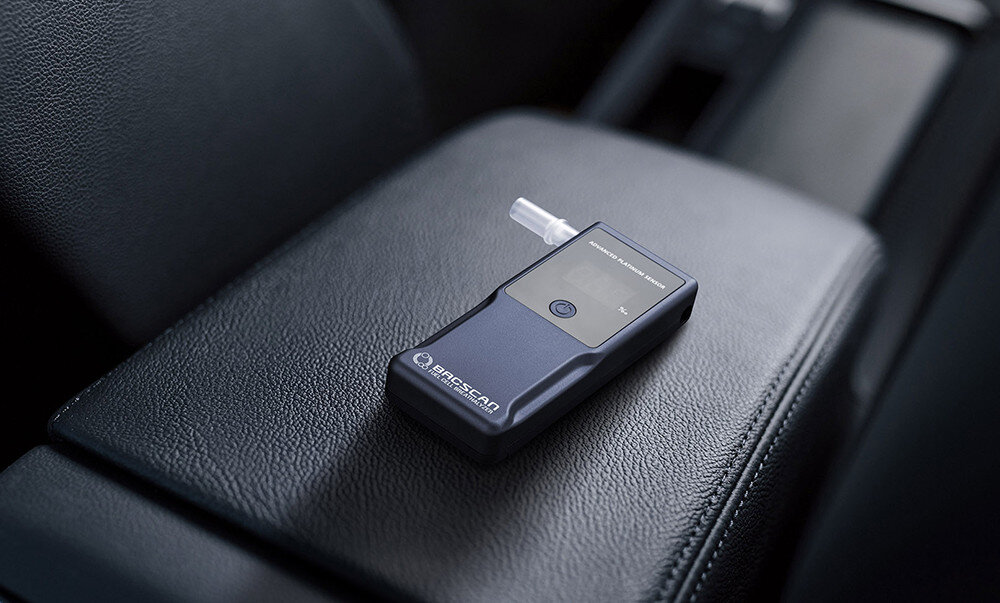 Alkomat BACSCAN F-50 Ultra Skuteczne ostrzeganie Alarm dźwiękowy  obowiązującego limitu w Polsce Czujnik prawidłowego przepływ system ochrony sensorau