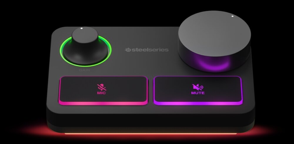 Mikrofon STEELSERIES Alias głos gry strumienie efekty dźwięk kapsuła przewaga wielkość sonar aplikacja studyjne efekty audio redukcja szumów antywstrząsowe mocowanie kompatybilność projekt wskaźniki LED mikrofon