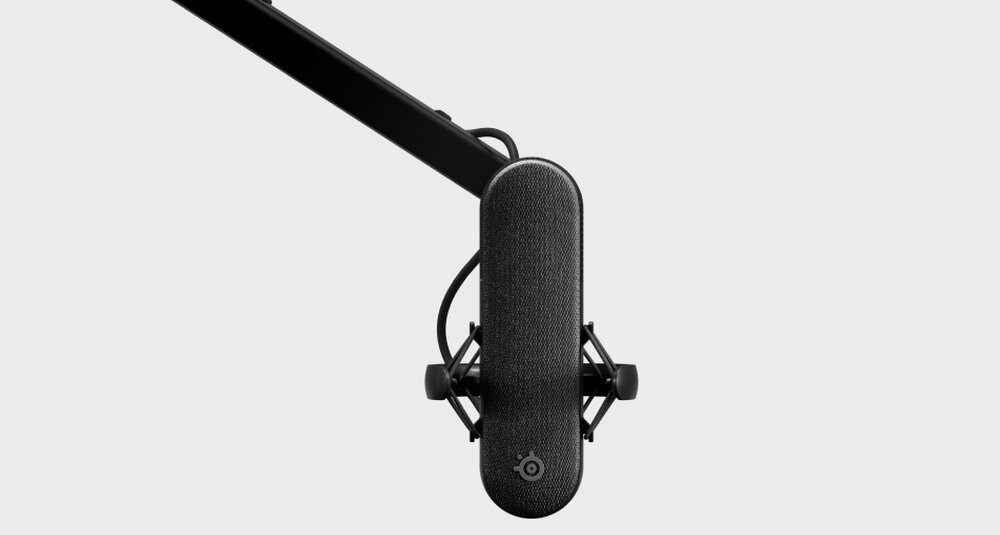 Mikrofon STEELSERIES Alias głos gry strumienie efekty dźwięk kapsuła przewaga wielkość sonar aplikacja studyjne efekty audio redukcja szumów antywstrząsowe mocowanie kompatybilność projekt wskaźniki LED mikrofon