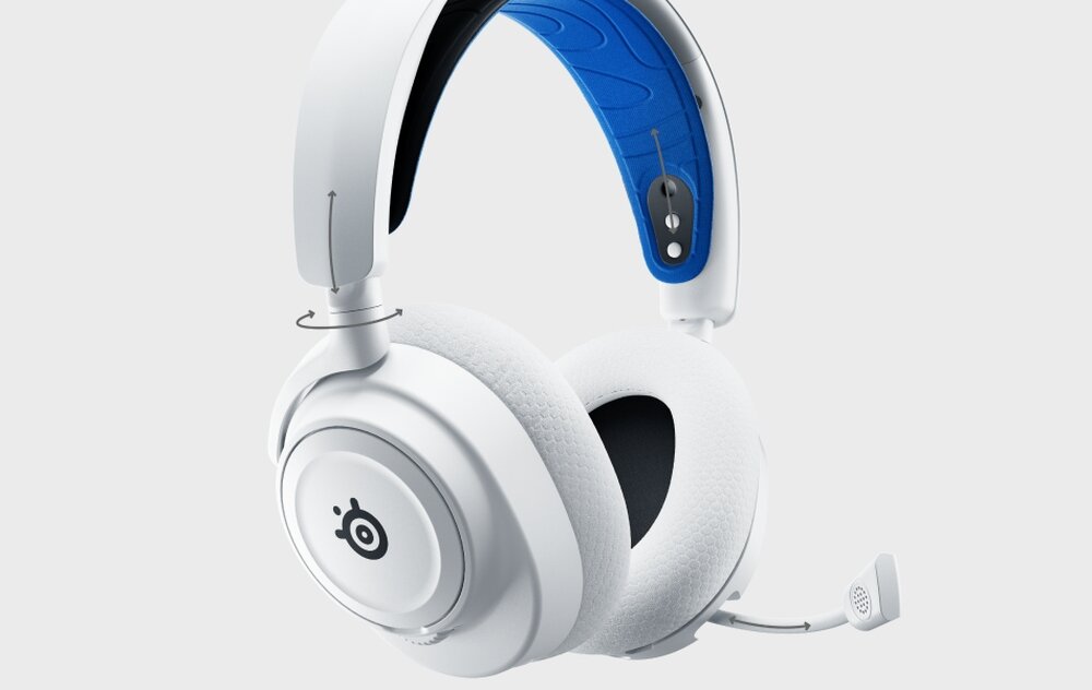 Навушники STEELSERIES Arctis 7P дизайн комфорт легкість якість звуку досвід прослуховування ергономіка легкість спорт активність подорож робочий час робота акумулятор ігри xbox ігрове програмне забезпечення