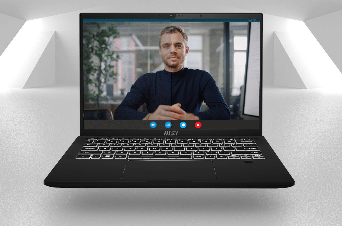 Laptop MSI Summit E14 Flip Evo A13MT-260PL 14 IPS i7-1360P 16GB 1TB SSD Windows 11 Home wideokonferencje wideo kamera mikrofony