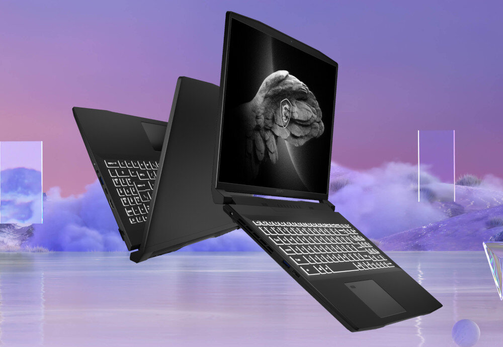 Laptop MSI Creator M16 B12VE-1470PL 16 IPS i7-12650H 16GB RAM 1TB SSD GeForce RTX4050 Windows 11 Home przeznaczenie wygląd styl standard