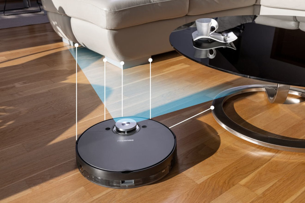 Robot sprzątający HISENSE RVCL144AB 30 zestawów czujników Funkcje antykolizyjne