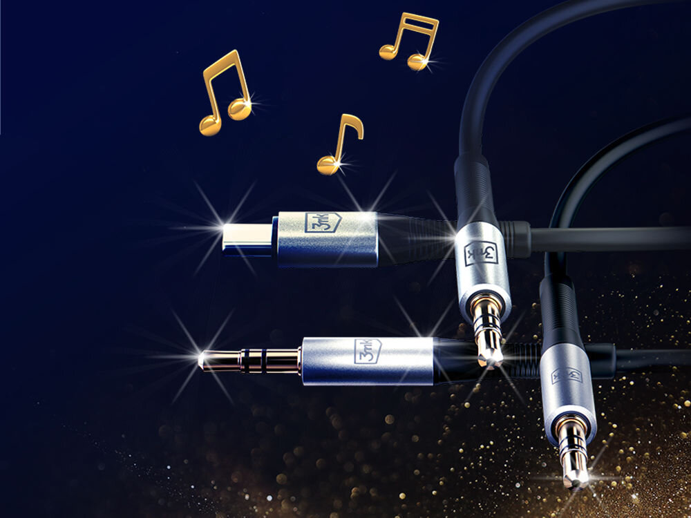 KABEL JACK 3.5MM 3MK AUX CABLE JACK ACCESSORIES
