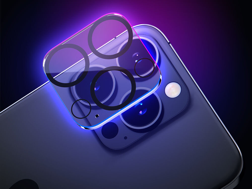 Szkło ochronne na obiektyw 3MK Lens Pro Full Cover powłoka szafirowa bez zarysowań