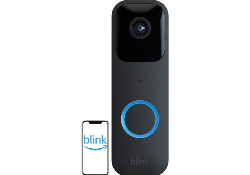 Wideodomofon BLINK B08SG2MS3V Czarny bezpieczeństwo subskrypcja aplikacja kontrola wyposażenie
