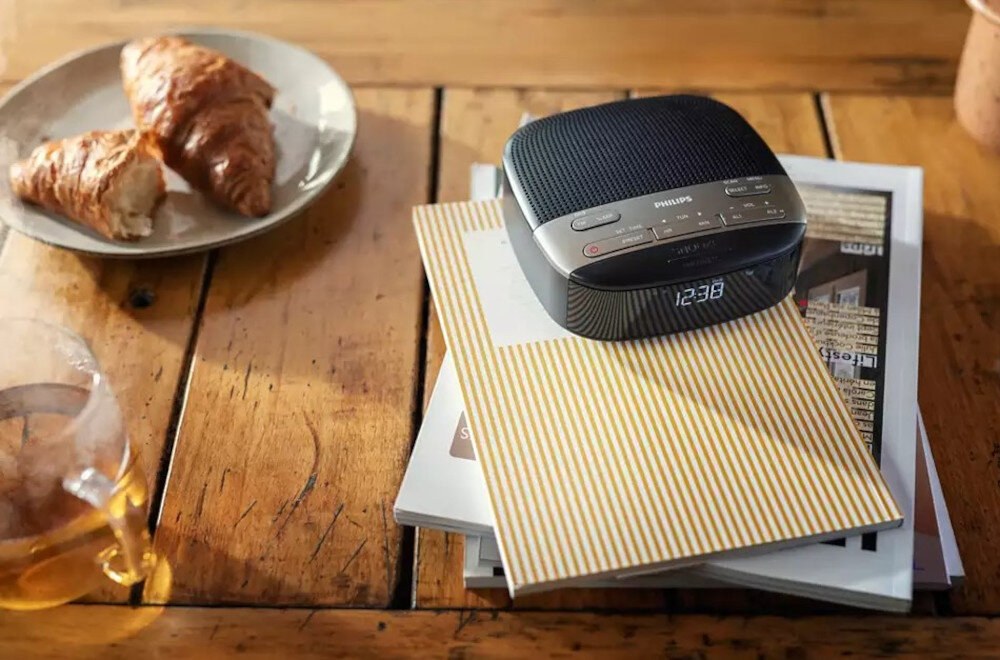 Radiobudzik PHILIPS TAR3505  podwójne budzenie