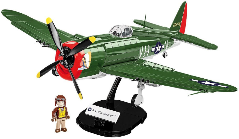 Klocki plastikowe COBI Historical Collection World War II P-47 Thunderbolt COBI-5737