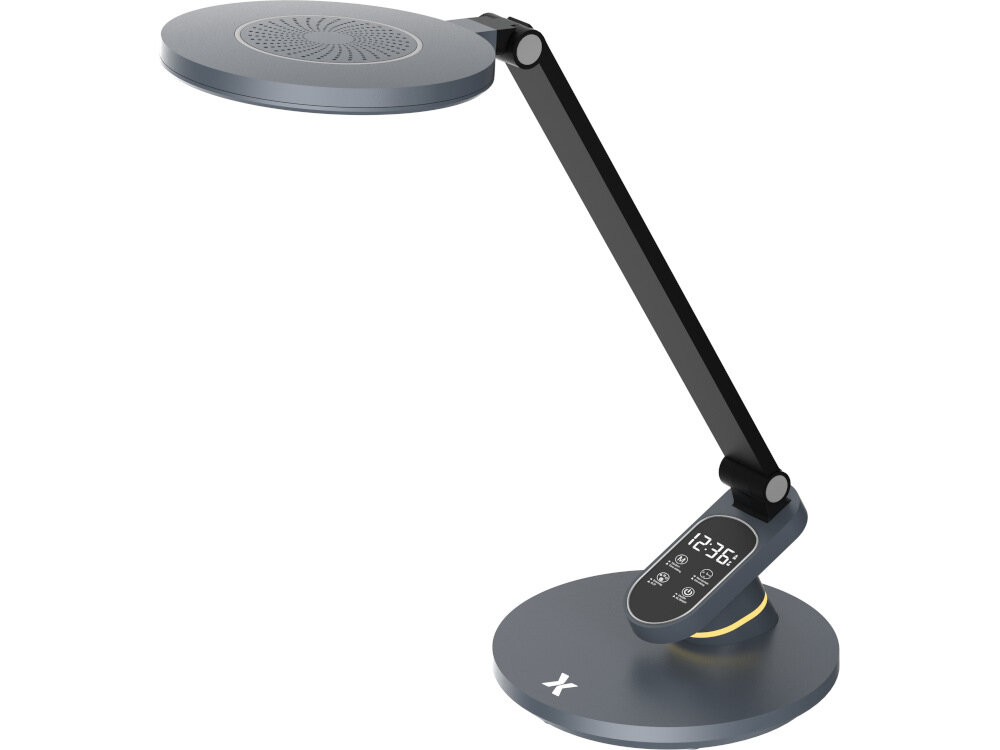 Lampa biurkowa LED MAXCOM ML 5100 Artis Szary lampka nocna Timer