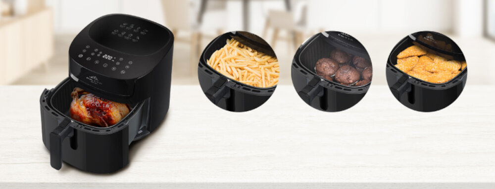 Frytownica beztłuszczowa ETA Fritta Digi 316890000 Air Fryer mniej tluszczu opis frytkownica