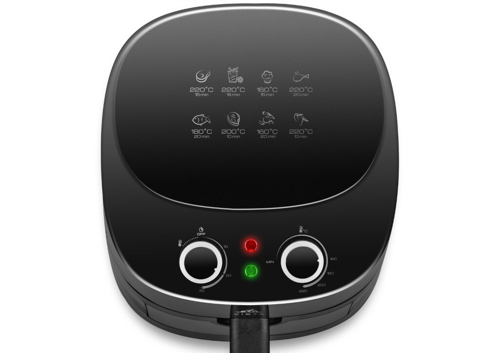 Frytownica beztłuszczowa ETA Fritta 216890000 Air Fryer pojemnk energia