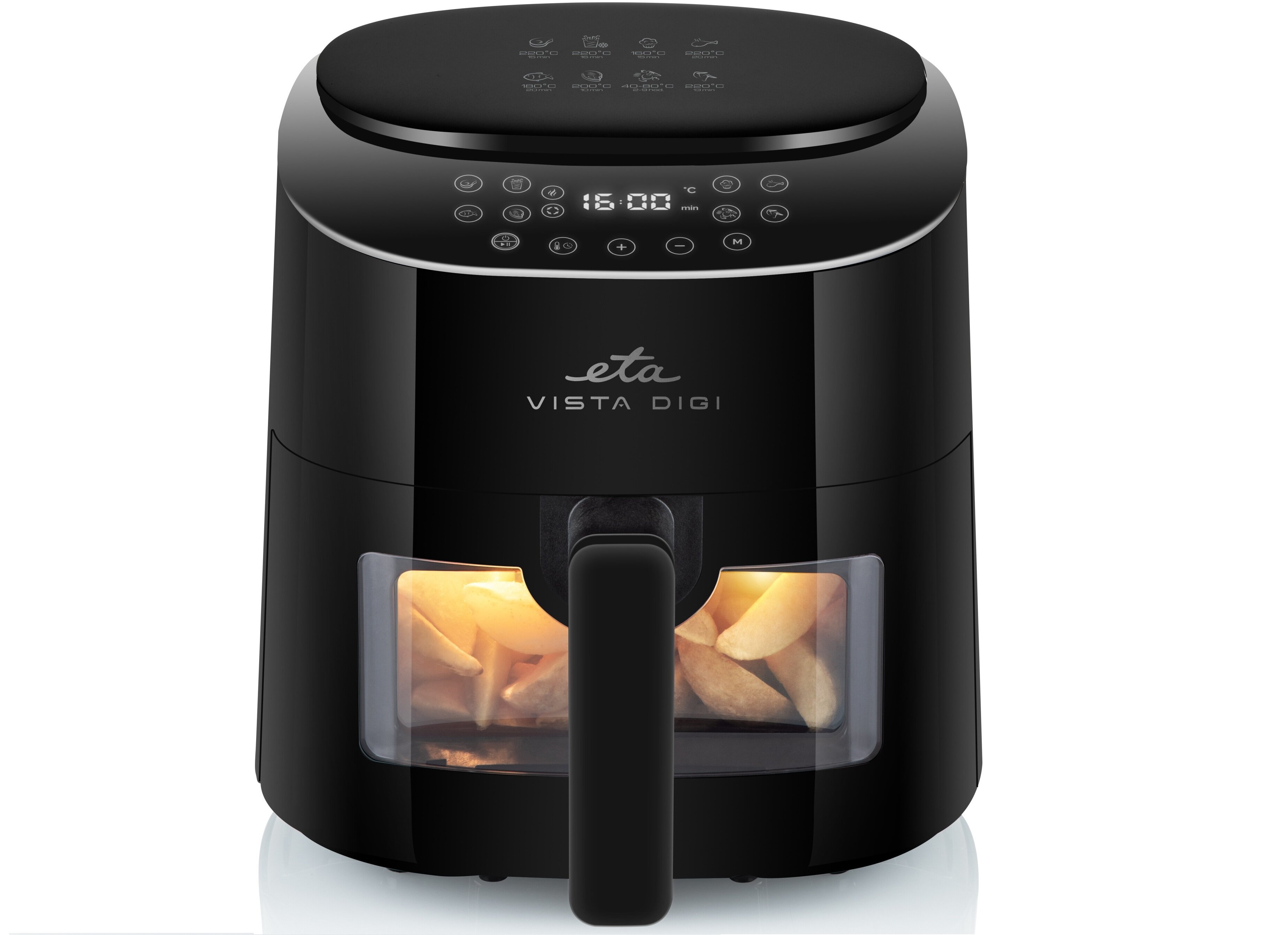 Frytkownica beztłuszczowa ETA Vista Digi 116890000 Air Fryer bezpiecznik termiczny chrupiace dania