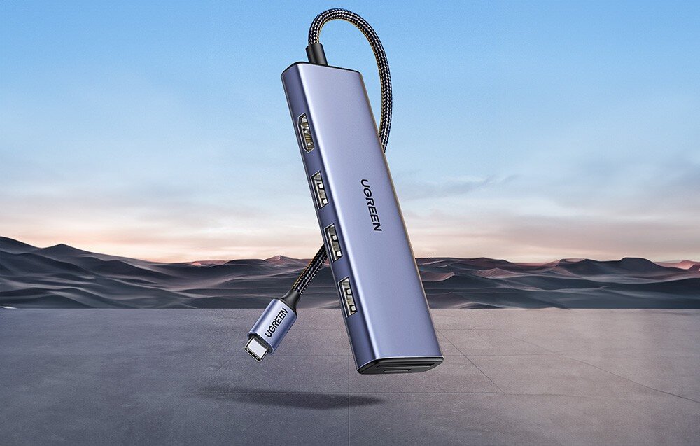 Hub UGREEN Revodok CM511 USB Typu C, Pasywny opis