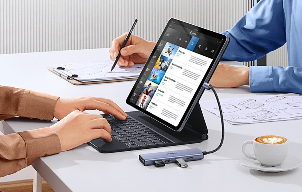 Hub UGREEN Revodok CM511 USB Typu C, Pasywny podłączenie przeznaczenie czytniki kart pamięci