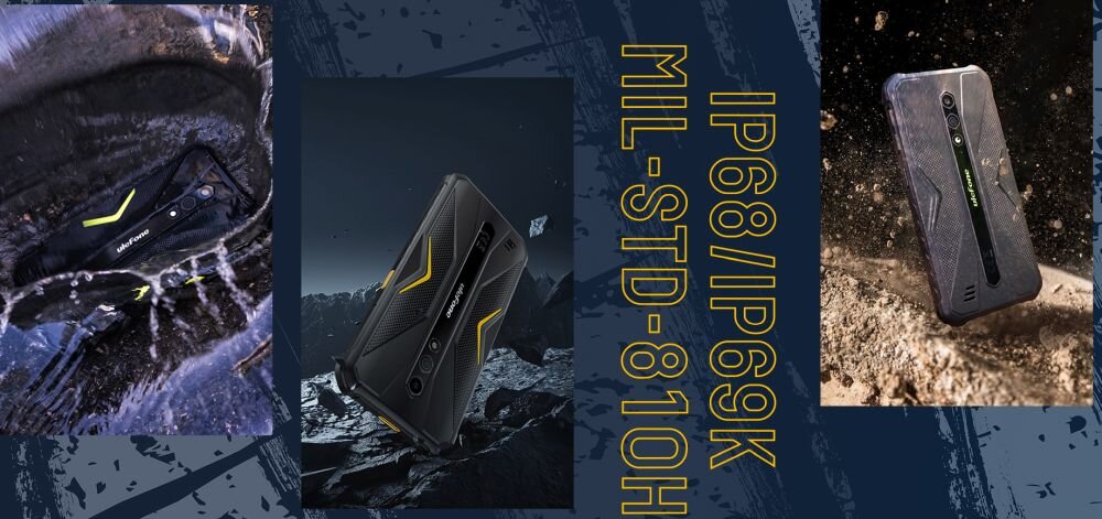 Smartfon ULEFONE Armor X12 Pro ekran bateria aparat procesor ram pamięć pojemność rozdzielczość zdjęcia filmy opis dane cechy blokady system łączność wifi bluetooth obudowa szkło odporność porty muzyka transfer sieć przekątna matryca waga czujniki oled amoled ips