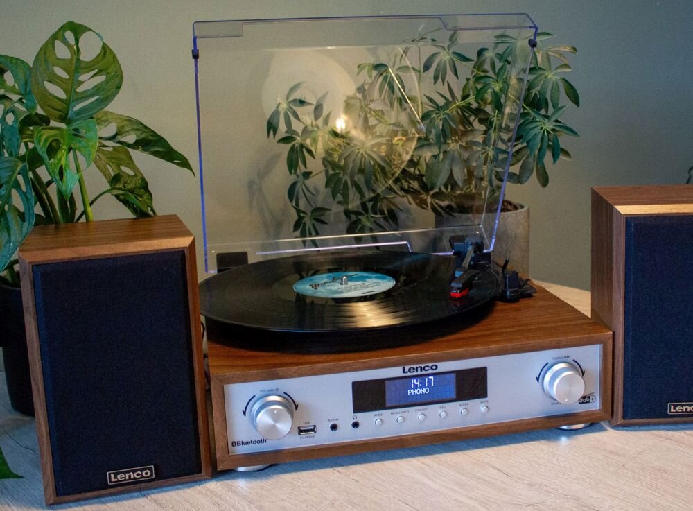 Gramofon LENCO MC-160WD Drewno gramofon muzyka dzwiek jakosc