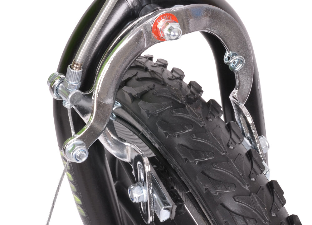 Rower dziecięcy DINO BIKES Dinozaury 14 cali dla chłopca hamulce przedni Caliper