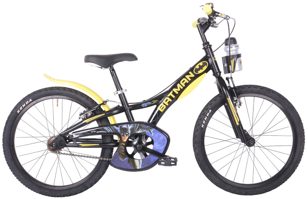 Rower dziecięcy DINO BIKES Batman 20 20 cali dla dziewczynki w niebieska kolorystyce dla dzieci w wieku od 6 do 8 lat