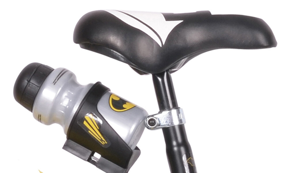 Rower dziecięcy DINO BIKES Batman 16 cali dla chłopca siodełko wygodne piankowe bidon