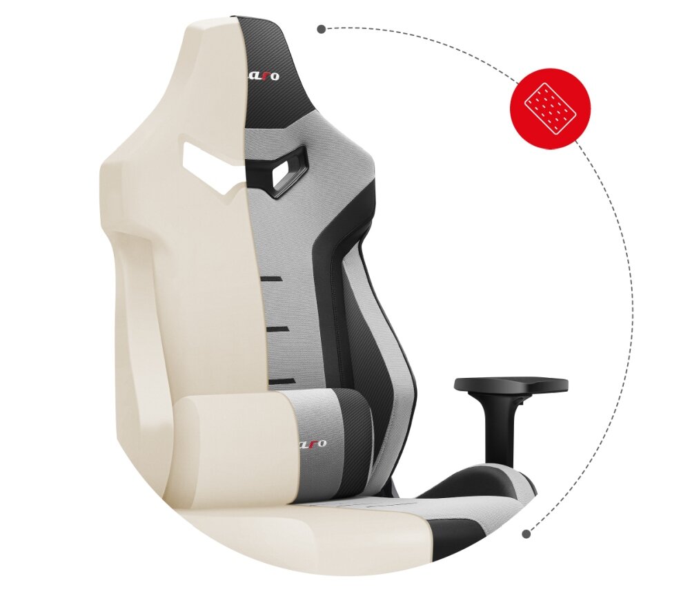 Fotel HUZARO Force 7.6 molded foam siedzisko zimna pianka komfort