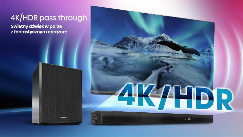 Soundbar HISENSE U3120G - 4k