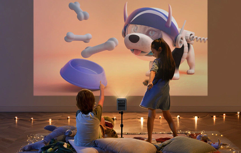 Projektor BYINTEK P19 cechy zalety przekątna odległość głośność żywotność przeznaczenie