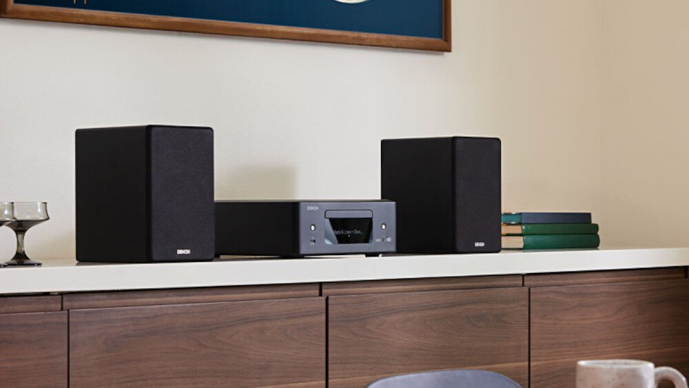 Amplituner DENON Ceol RCDN-12 DAB - asystent głosowy
