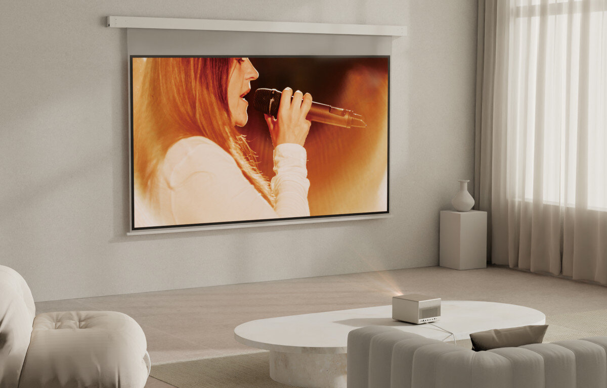 Projektor XGIMI Horizon Ultra optyka zoom korekcja trapezowa dostosowywanie