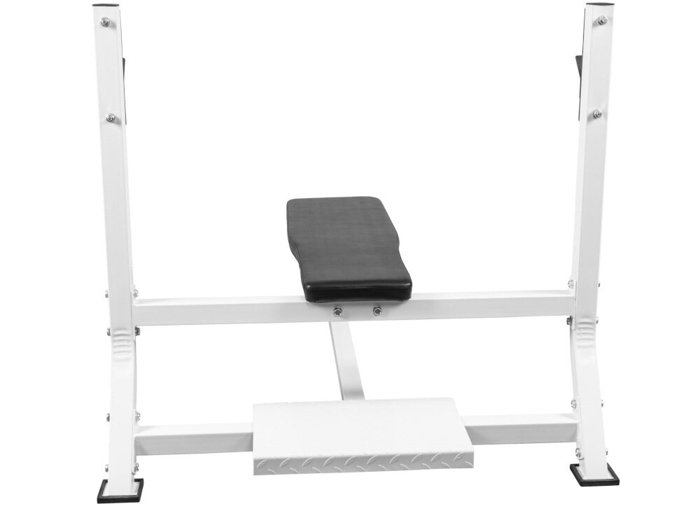 Ławka do ćwiczeń GORILLA SPORTS 3005 stojak szeroko rozstawiony dlugosc 110 cm obciazenie do 100 kg