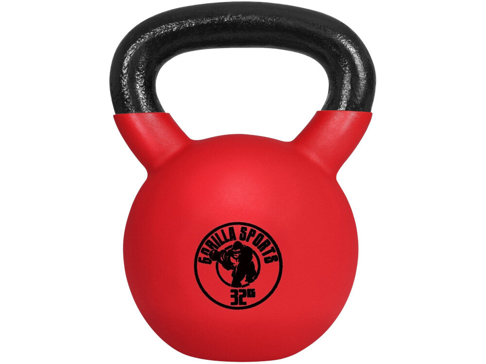 Kettlebell GORILLA SPORTS 2875 32 kg solidnie wykonany funkcjonalny przyrzad treningowy