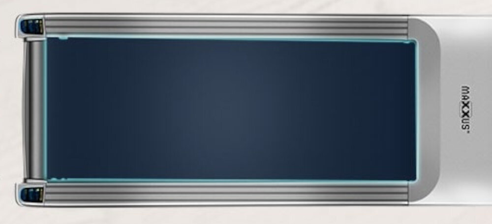 Bieżnia elektryczna MAXXUS RunMaxx 7.4 szeroki pas biegowy 49 x 140 cm elektroniczna regulacja kata nachylenia pasa bieznego w 16 krokach od poziomu 0 do poziomu 15