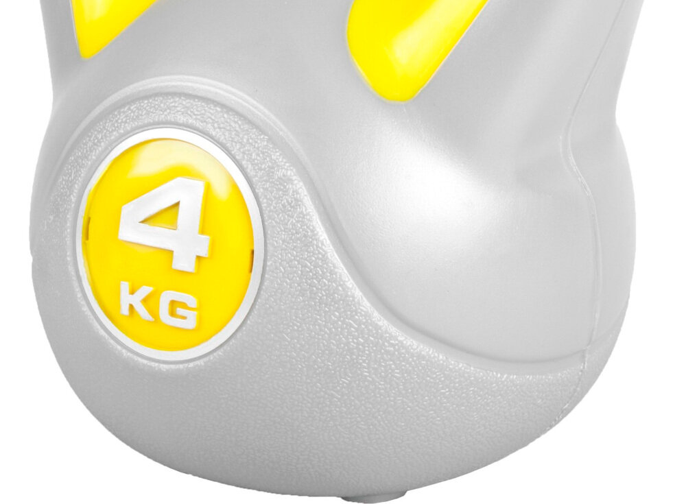 Kettlebell GORILLA SPORTS 2750 4 kg do poprawy rownowagi i koordynacji ruchowej dla osob zaawansowanych i poczatkujacych